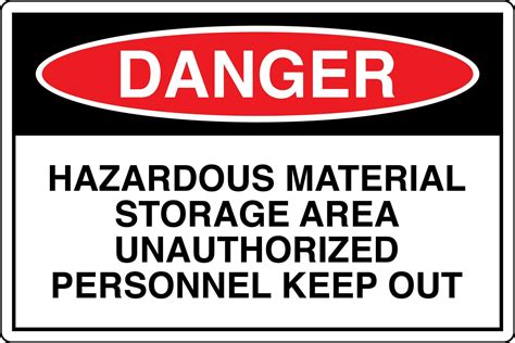 Osha Standards Symbols Registered Workplace Safety Sign Danger Caution Warning Hazardous