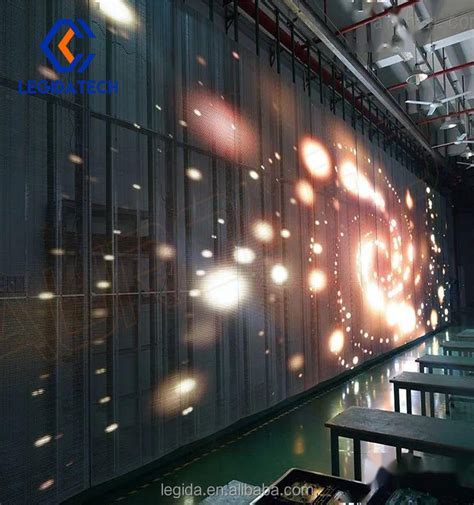 Indoor High Brightness High Transparancy P P Mm And Curtain Tv