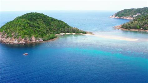 Aerial View Of Mae Haad Beach In Koh Phangan Surat Thani Thailand