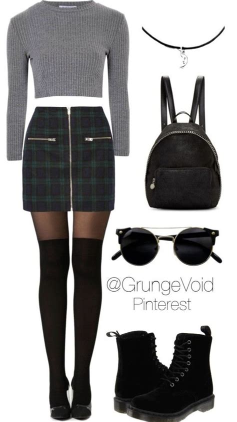 Plaid Skirt Outfit 90s Paylesslessons