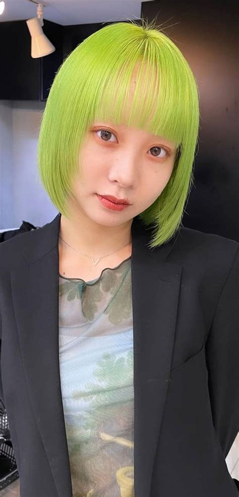 20 Unconventional Hair Color Ideas to Make a Statement : Neon Green ...