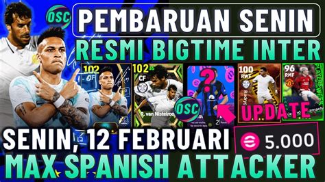 RESMI UPDATE HADIAH EPOINT PEMBARUAN SENIN 12 FEBRUARI BIGTIME INTER