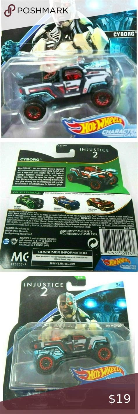 Hot Wheels Injustice 2 55 Cyborg Character Cars Injustice 2 Car Shop