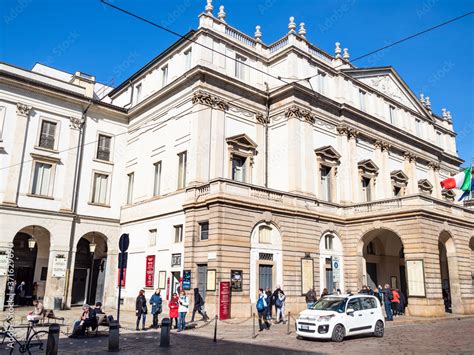 MILAN ITALY FEBRUARY 24 2019 Opera House Teatro Alla Scala A