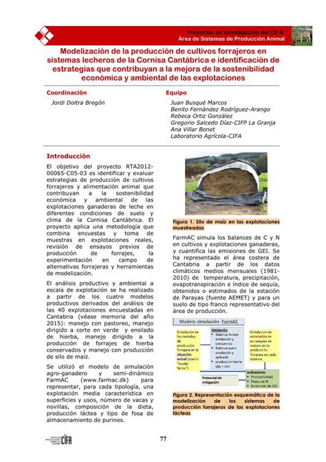 Pdf Modelización De La Producción De Cultivos Forrajeros En Dokumen