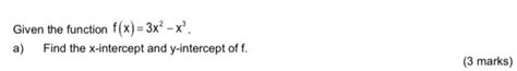 Solved Given The Function F X 3x2 X3 A ﻿find The