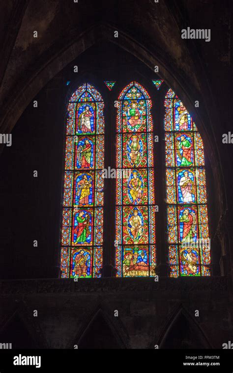 Metz cathedral stained glass window hi-res stock photography and images - Alamy