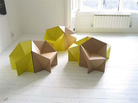 The Star Chair in cloverleaf configuration. A beautiful cardboard ...