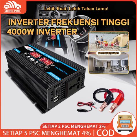 Jual Inverter Frekuensi Tinggi Modifikasi Gelombang Sinus 4000W