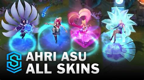 Ahri Asu All Skins Pbe Preview Youtube