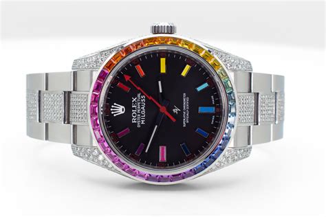 Rolex Rainbow Steel Mk Limited Edition Black Venom Custom Black