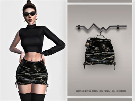 Busra Tr S Clothes Set Skirt Bd Sims Clothing Clothes Sims