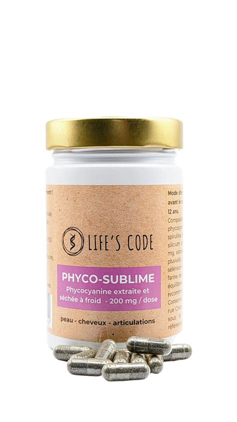 Phyco Sublime 200 Phycocyanine lyophilisée 200 mg par dose 9