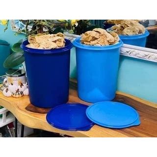 Tupperware Tall Canister Tong Keropok 10L Shopee Malaysia