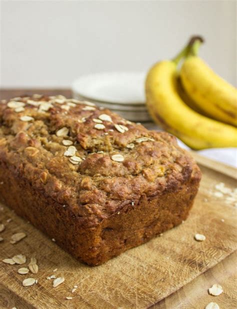 Whole Wheat Oatmeal Banana Bread Healthy Oatmeal Banana Bread Healthy Banana Bread Sweet