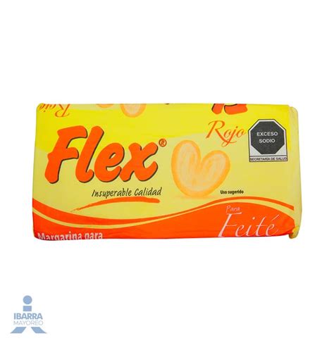 MARGARINA FLEX ROJA 1 KG Ibarra Mayoreo