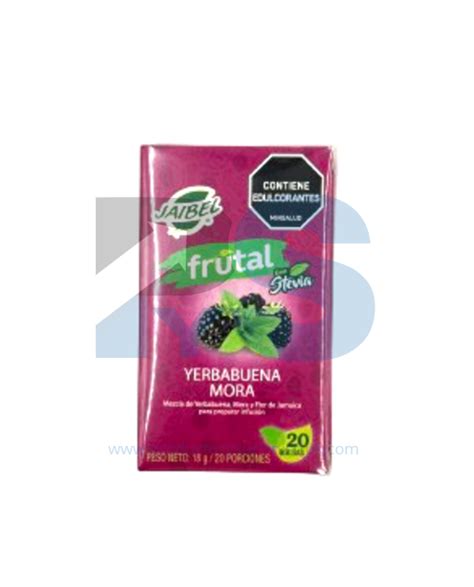 Aromatica De Frutas Yerbabuena Mora Jaibel X Sobres