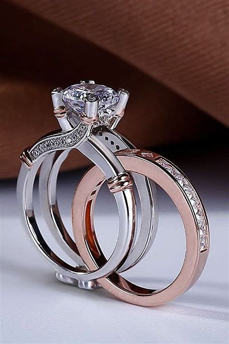 3 Piece White Gold Wedding Ring Sets For Women 46 The Ultimate Secret