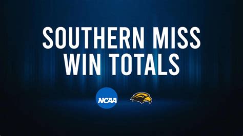 2023 Southern Miss Total Wins & Losses Odds - Athlon Sports