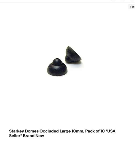 Starkey Hearing Aid Domes Size 10 Mm Closed