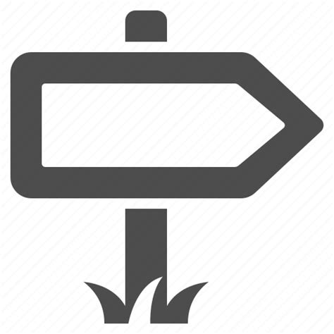 Destination Direction Navigation Road Sign Sign Icon