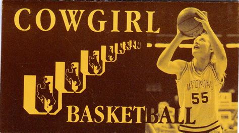 199495 UNIVERSITY OF WYOMING COWGIRLS BASKETBALL POCKET SCHEDULE : Free ...