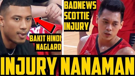 Ginebra Malonzo Bakit Hindi Naglaro Scottie Thompson Badnews Injury