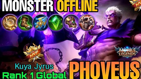 Phoveus Monster Offline Mvp Top Global Phoveus By Kuya Jyrus