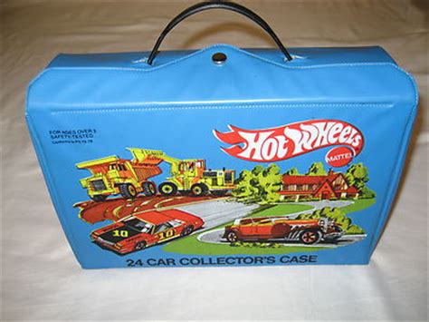 Vintage 1980 Mattel Hot Wheels 24 Car Collector S Storage Carrying Case