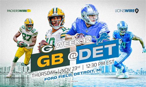 Packers Vs Lions Preview Get To Know Green Bays Week 12 Opponent