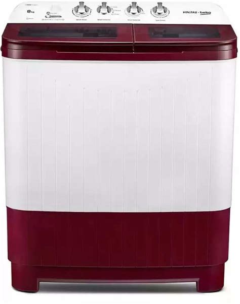 Voltas Beko WTT80DBRG 8 Kg Semi Automatic Top Load Washing Machine