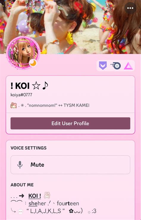 Disc Nitro Layout Gyaru Cute Profile Pictures 2000s Vibes