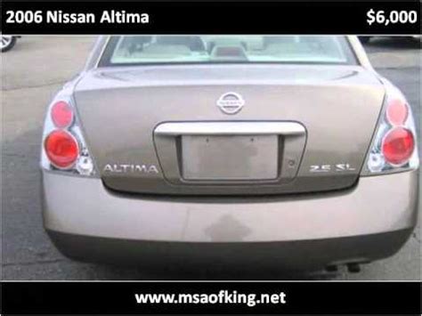 2006 Nissan Altima Used Cars King NC YouTube