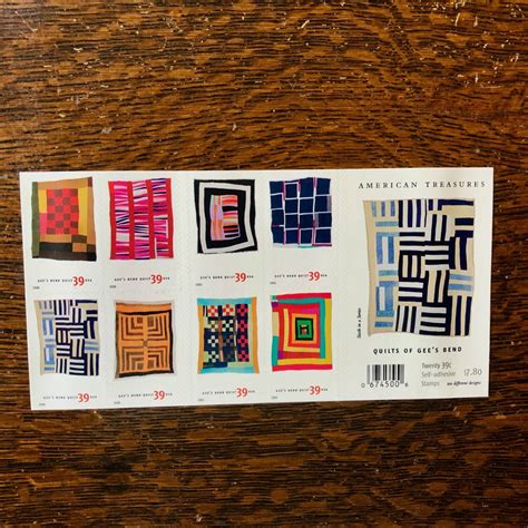 2006 American Treasures QUILTS OF GEES BEND MNH 20x39 STAMPS 4089 4098