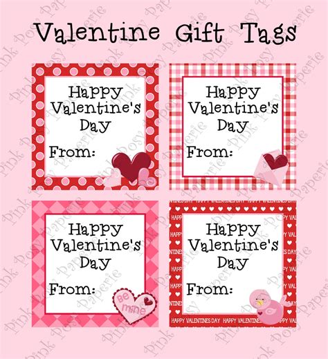 Printable Valentine Labels