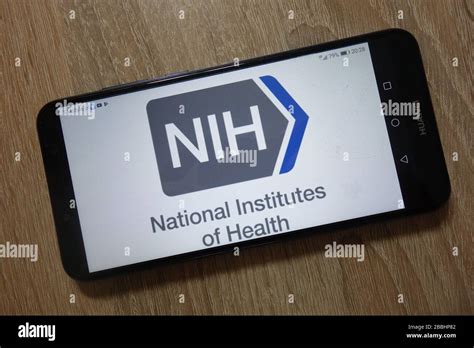 National Institutes of Health logo displayed on smartphone Stock Photo ...