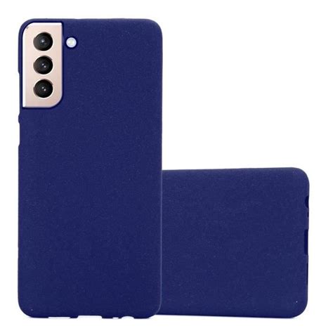 Housse pour Samsung Galaxy S21 PLUS Coque en FROST BLEU FONCÉ Case