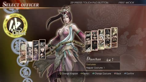 Dynasty Warriors 8 Xtreme Legends Complete Edition All Characters PS4