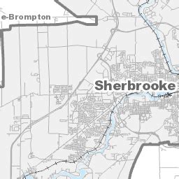 Carte Interactive De La Ville De Sherbrooke