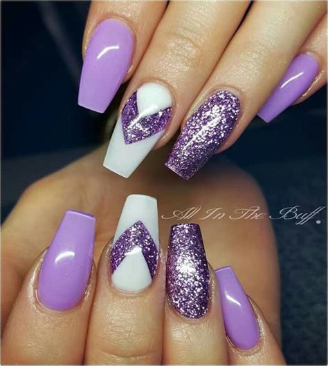 Cute Purple Nails Designs