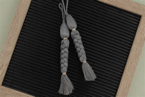 Neutral Tone Cotton Tassels Braided Tassels Jewelry Tassels Etsy