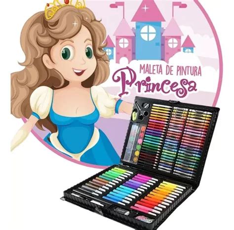 Maleta Estojo De Pintura Princesas Pe As Mercadolivre