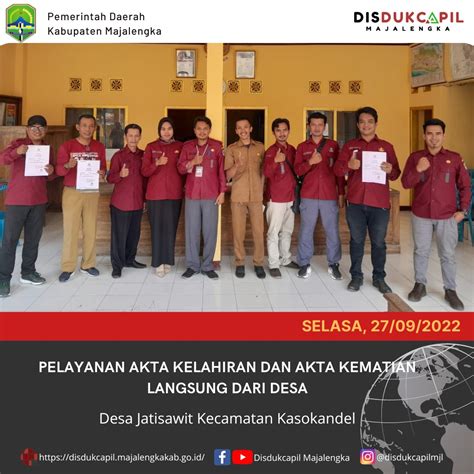 Pelayanan Akta Kelahiran Dan Akta Kematian Langsung Melalui Desa