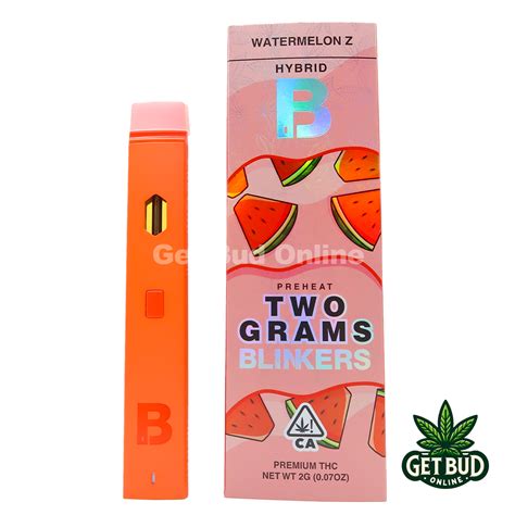 Blinker 2g Fruit THC Distillate Disposables – Watermelon Z 🔥 – Get Bud ...