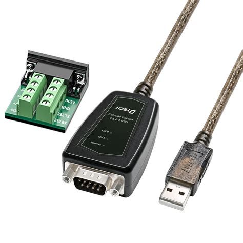 Amazon Dtech Usb To Serial Adapter Rs Rs R To Usb Cable