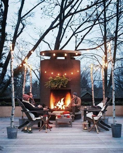 Stunning Winter Patio Design Ideas To Keep It Warm In 2020 Outdoor