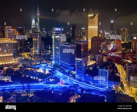 Bukit Bintang Kuala Lumpur Malaysia Dec 03 2022 Aerial View River