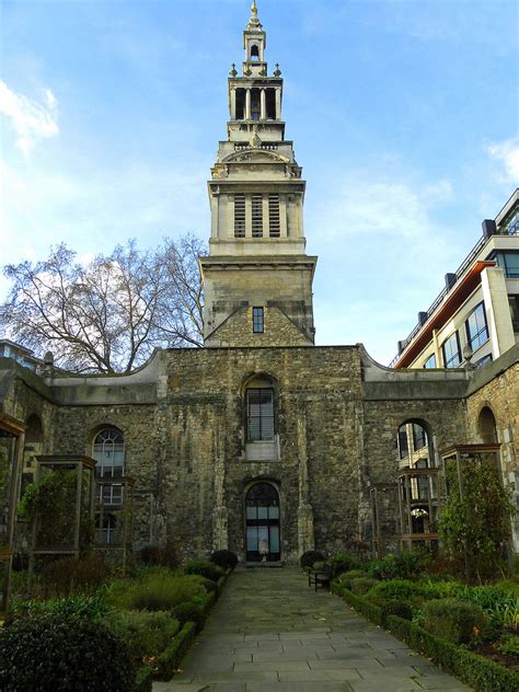 Christ Church Newgate Street City Of London Destroyed By Flickr