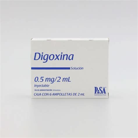 Digoxina Ampolleta 5 Mg 2 Ml Caja C 6 Pisa