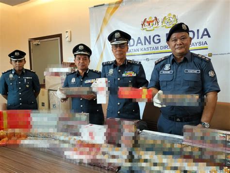 Kastam Perak Patahkan Cubaan Seludup Rokok Putih Kretek Bernilai RM2